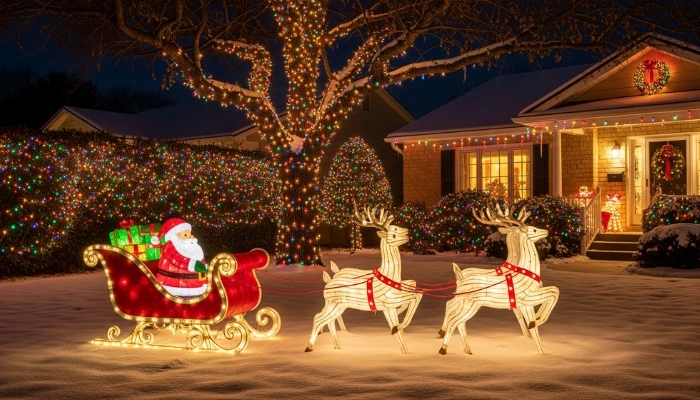 Santa and Reindeer Outdoor Christmas Decorations A Complete Guide for 2025