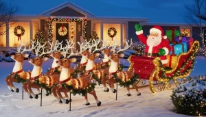 Santa and Reindeer Outdoor Christmas Decorations: A Complete Guide for 2025
